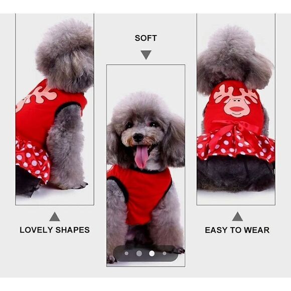 NWOT EVERPET CHRISTMAS DRESS - Picture 5 of 7